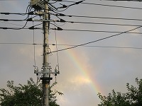 美浦村の虹